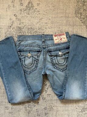 True Religion Brand Jeans Joey Super T Row 32 Seat 34